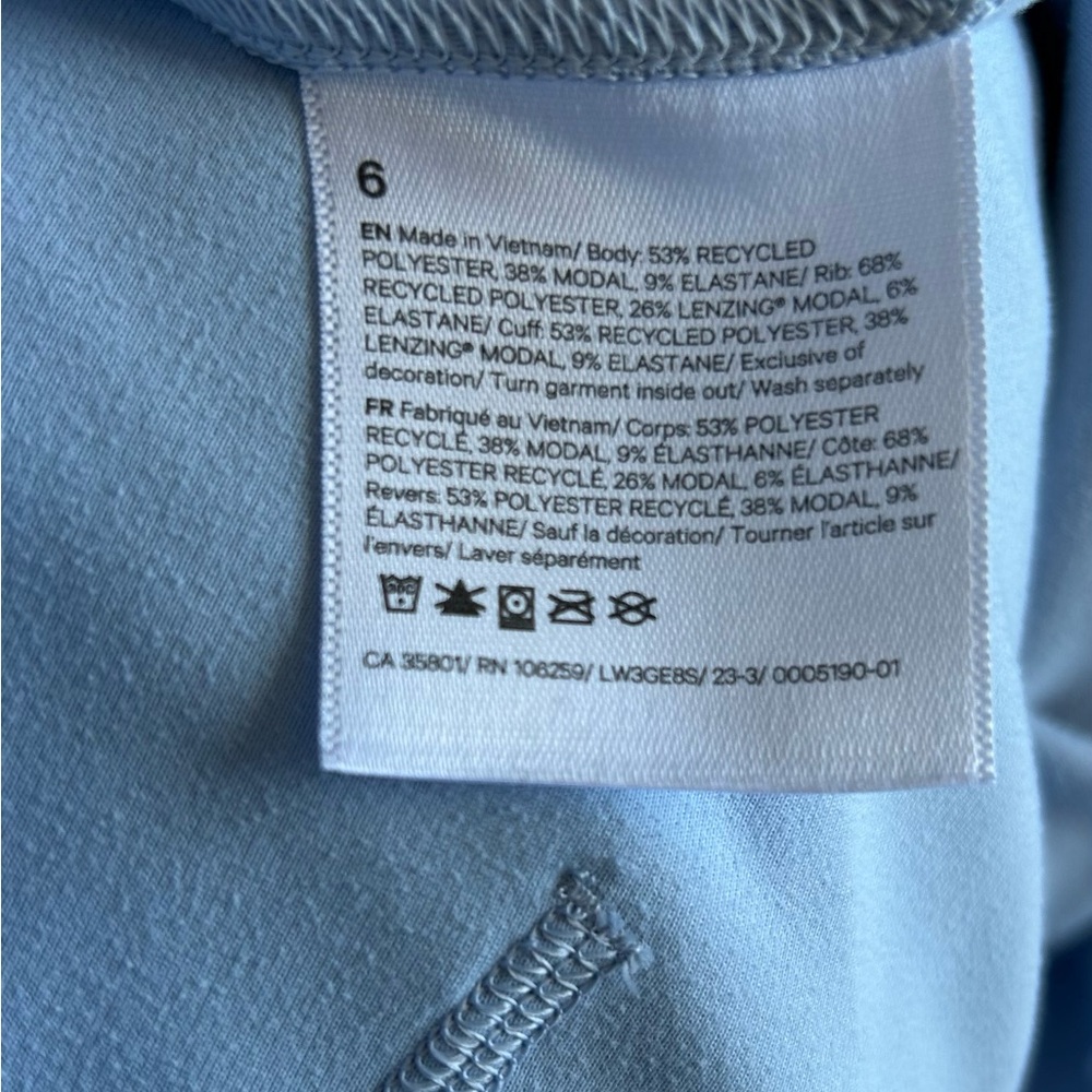 lululemon athletica Light Blue Half-Zip Pullover Hoodie - Picture 4 of 4